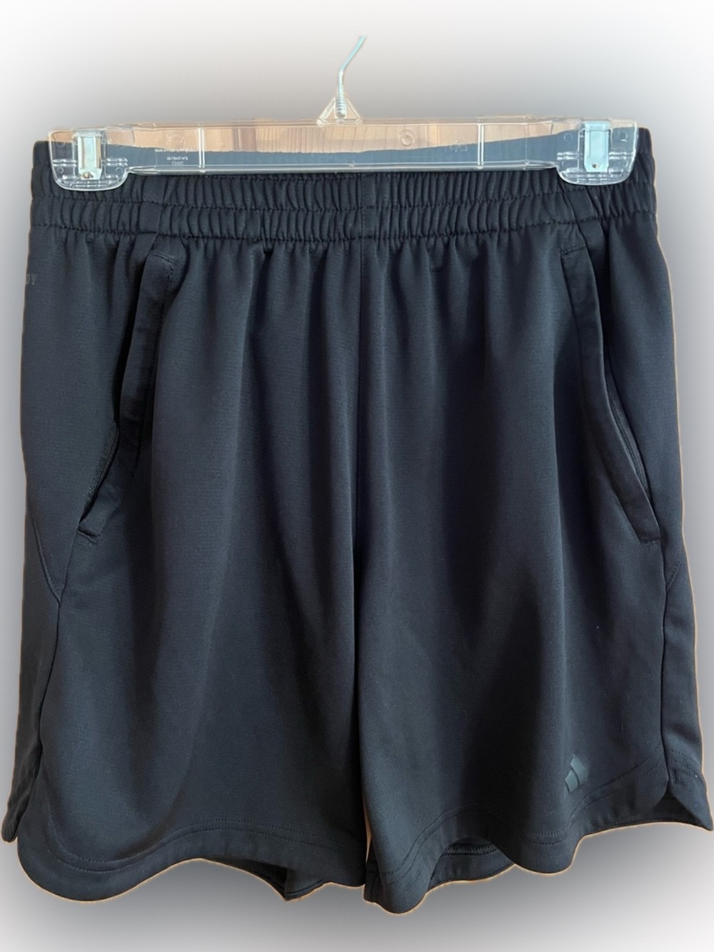 Adidas Mens Small Black AEROREADY 7" Inseam Running Training Gym Shorts Pockets